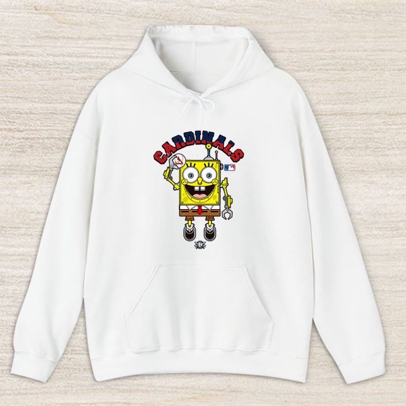 Spongebob Squarepants X St. Louis Cardinals Team X MLB X Baseball Fans Unisex Pullover Hoodie TAH4490