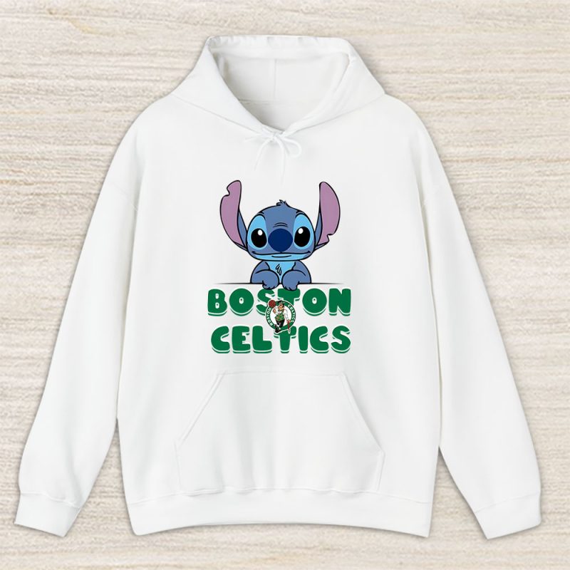 Stitch X Boston Celtics Team X NBA X Basketball Unisex Pullover Hoodie TAH3324