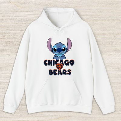 Stitch X Chicago Bears Team X NFL X American Football Unisex Pullover Hoodie TAH3335