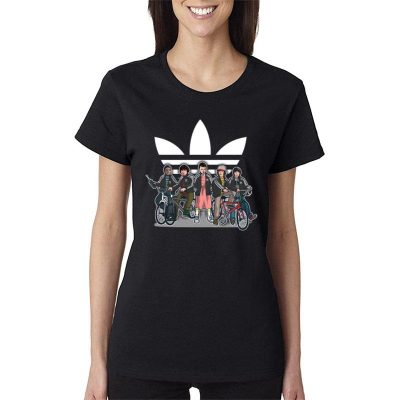 Stranger Things Squad Adidas Women Lady T-Shirt