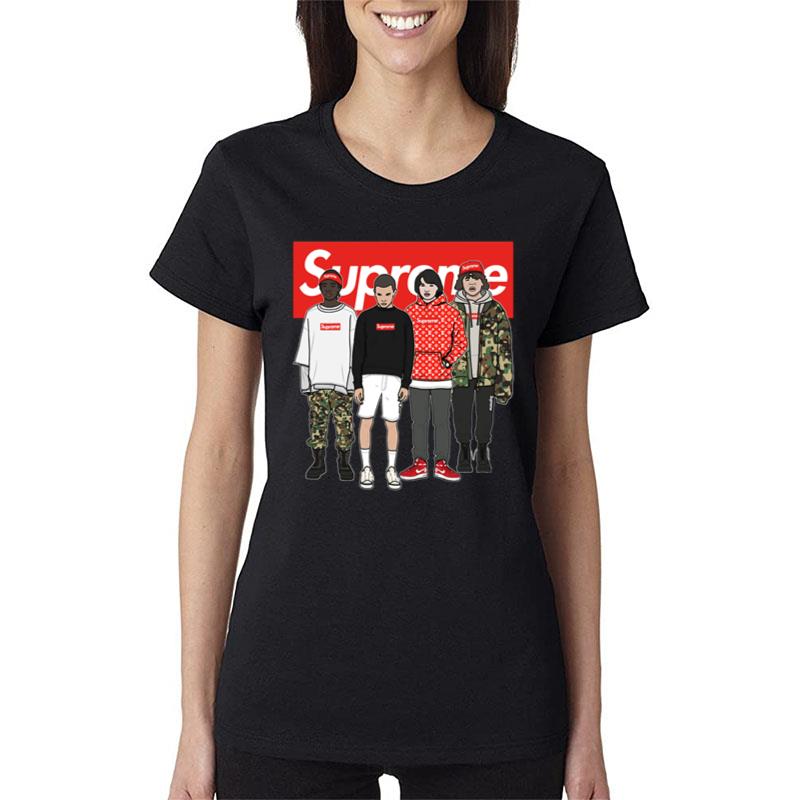 Stranger Things Supreme Women Lady T-Shirt - Cutechesss