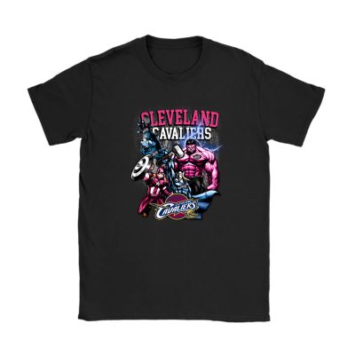 Superheroes NBA Cleveland Cavaliers Unisex T-Shirt Cotton Tee TAT3540