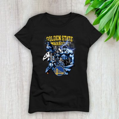 Superheroes NBA Golden State Warriors Lady T-Shirt Women Tee For Fans TLT1483