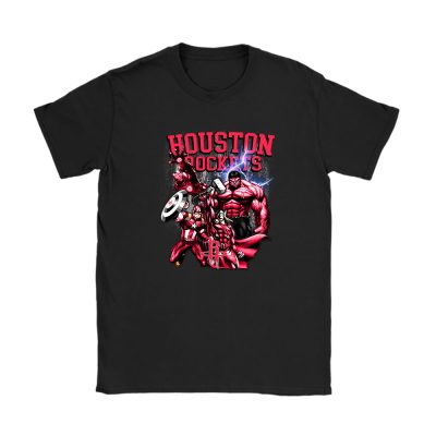 Superheroes NBA Houston Rockets Unisex T-Shirt Cotton Tee TAT3564