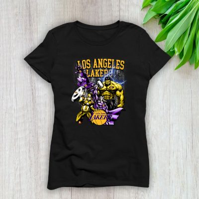 Superheroes NBA Los Angeles Lakers Lady T-Shirt Women Tee For Fans TLT1519
