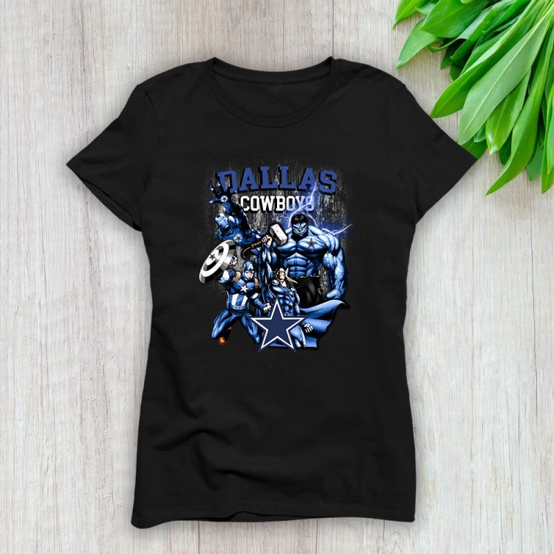 Superheroes NFL Dallas Cowboys Lady T-Shirt Women Tee For Fans TLT1463