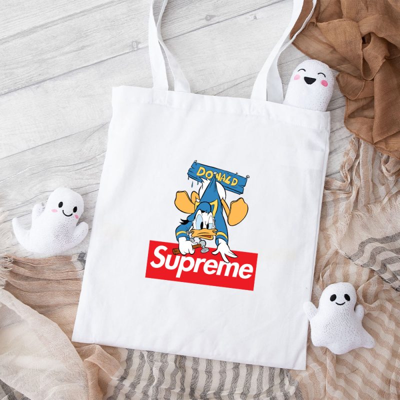 Supreme Donald Duck Cotton Canvas Tote Bag TTB1881