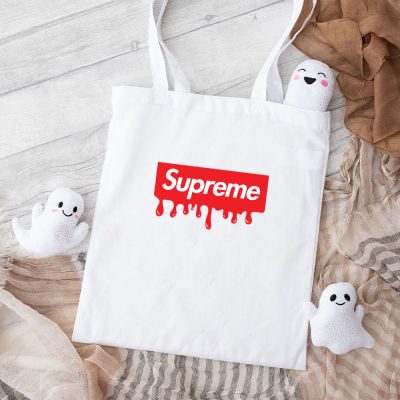 Supreme Drip Luxury Logo Cotton Canvas Tote Bag TTB1854