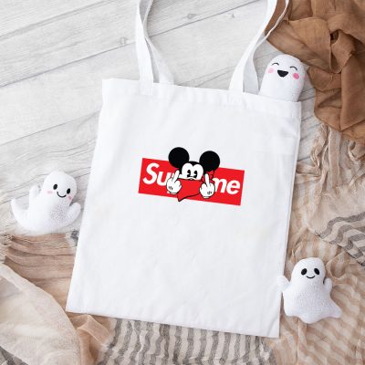 Supreme Mickey Mouse Cotton Canvas Tote Bag TTB1857