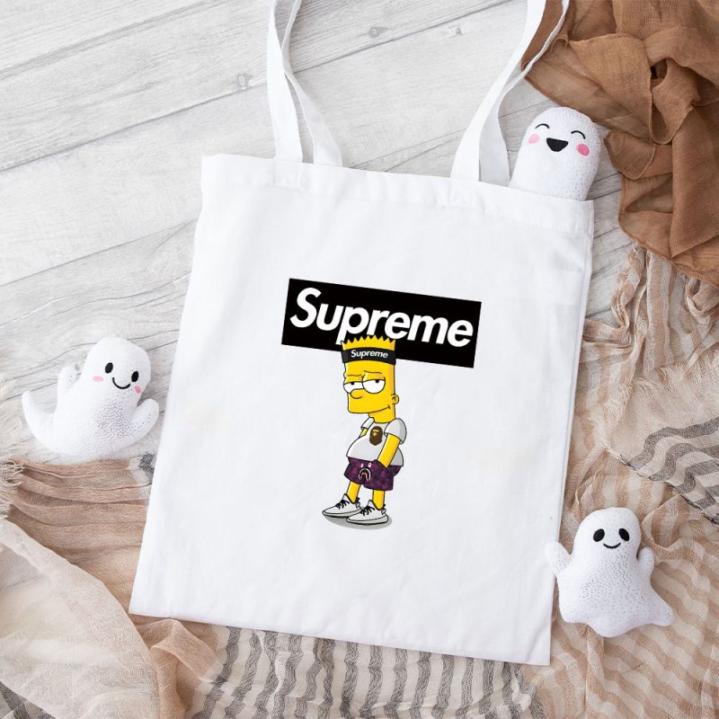 Supreme Simpsons Cotton Canvas Tote Bag TTB1874