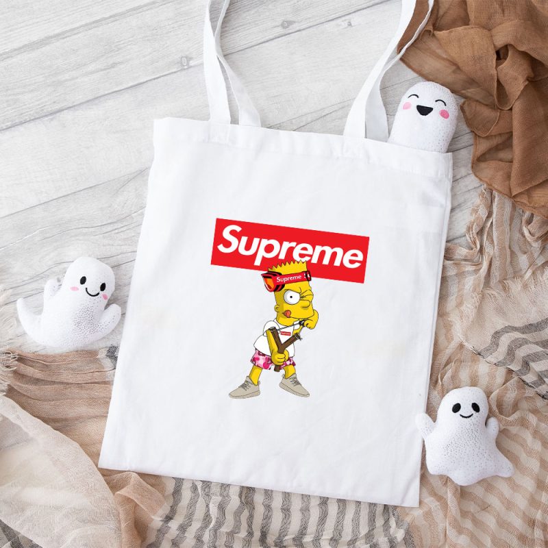 Supreme Simpsons Cotton Canvas Tote Bag TTB1879