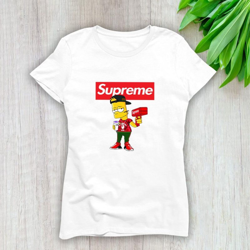 Supreme Simpsons Lady T-Shirt Luxury Tee For Women LDS1884