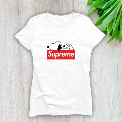 Supreme Snoppy Lady T-Shirt Luxury Tee For Women LDS1863