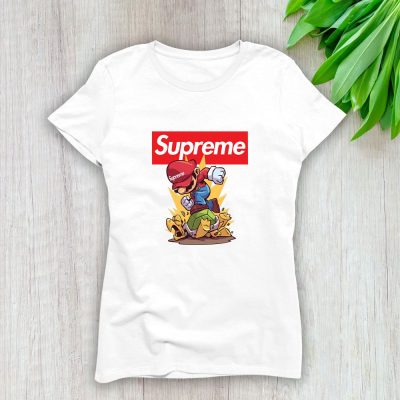 Supreme Super Mario Lady T-Shirt Luxury Tee For Women LDS1878