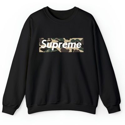 Supreme x BAPE Camo Box Logo Crewneck Sweatshirt CSTB0956