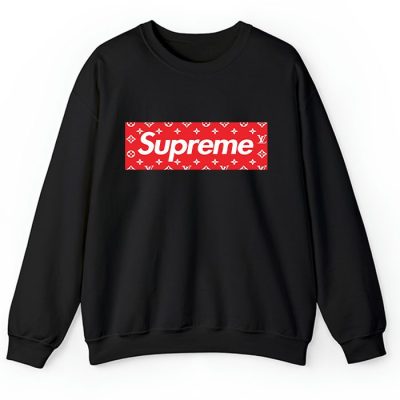 Supreme x Louis Vuitton Luxury Logo Crewneck Sweatshirt CSTB0948