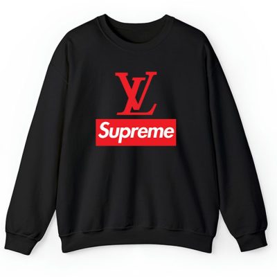 Supreme x Louis Vuitton Luxury Logo Crewneck Sweatshirt CSTB0949