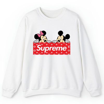 Supreme x Louis Vuitton Mickey Mouse Crewneck Sweatshirt CSTB0952