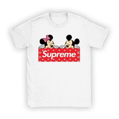 Supreme x Louis Vuitton Mickey Mouse Kid Tee Unisex T-Shirt TTB1959