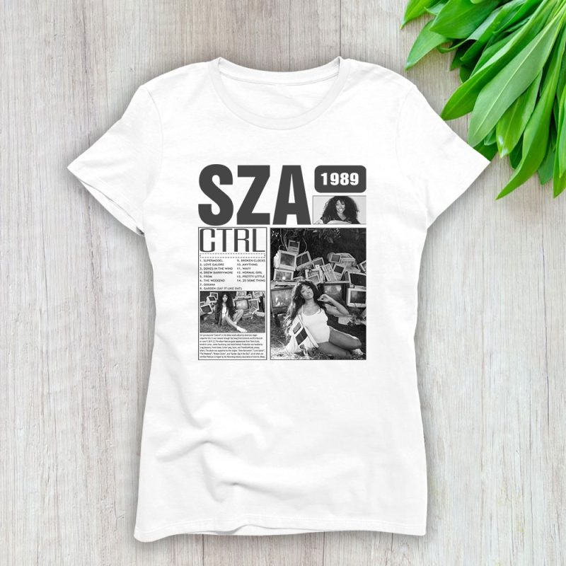 Sza Ctrl Album Lady T-Shirt Women Tee For Fans TLT2558