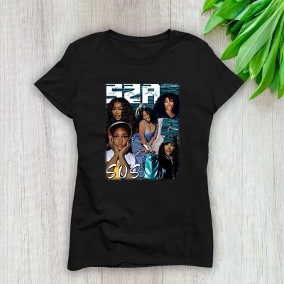 Sza Sos Album Lady T-Shirt Women Tee For Fans TLT2568