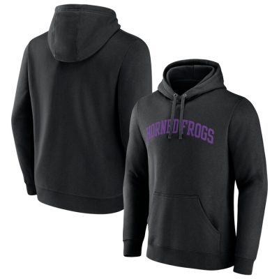 TCU Horned Frogs Basic Arch Pullover Hoodie - Black