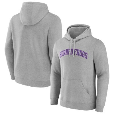 TCU Horned Frogs Basic Arch Pullover Hoodie - Gray