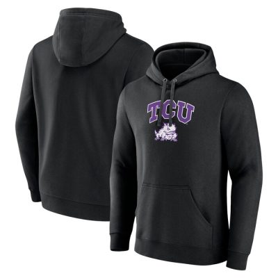 TCU Horned Frogs Campus Pullover Hoodie - Black