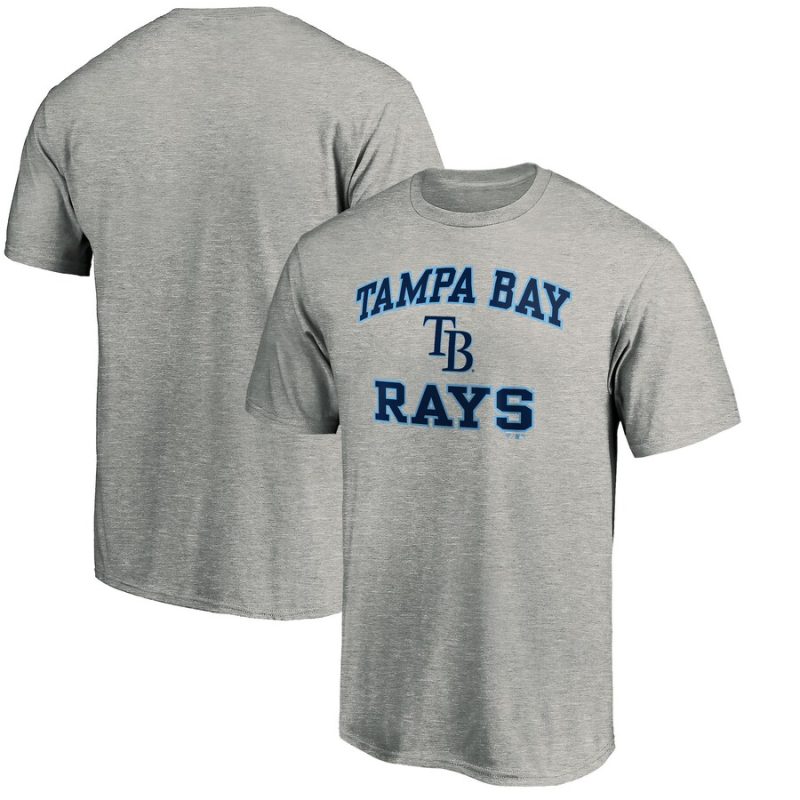 Tampa Bay Rays Team Heart & Soul Unisex T-Shirt - Heathered Gray