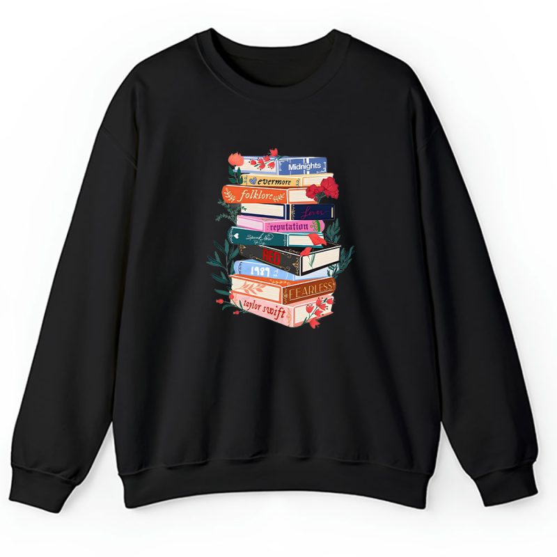 Taylor Swift Inspired Concert Tour Books Albums As Books Unisex Sweatshirt For Fans TAS4667