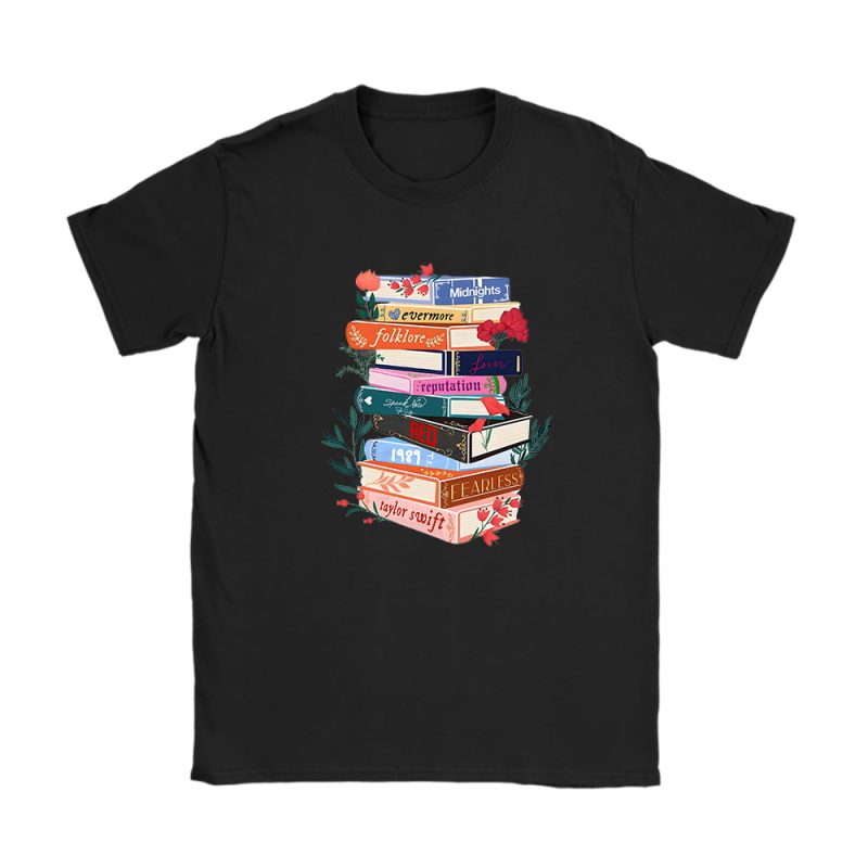 Taylor Swift Inspired Concert Tour Books Albums As Books Unisex T-Shirt For Fans TAT4667