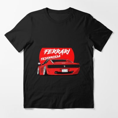 Testarossa Italia Ferrari Red Car Cotton Tee Unisex T-Shirt FTS212