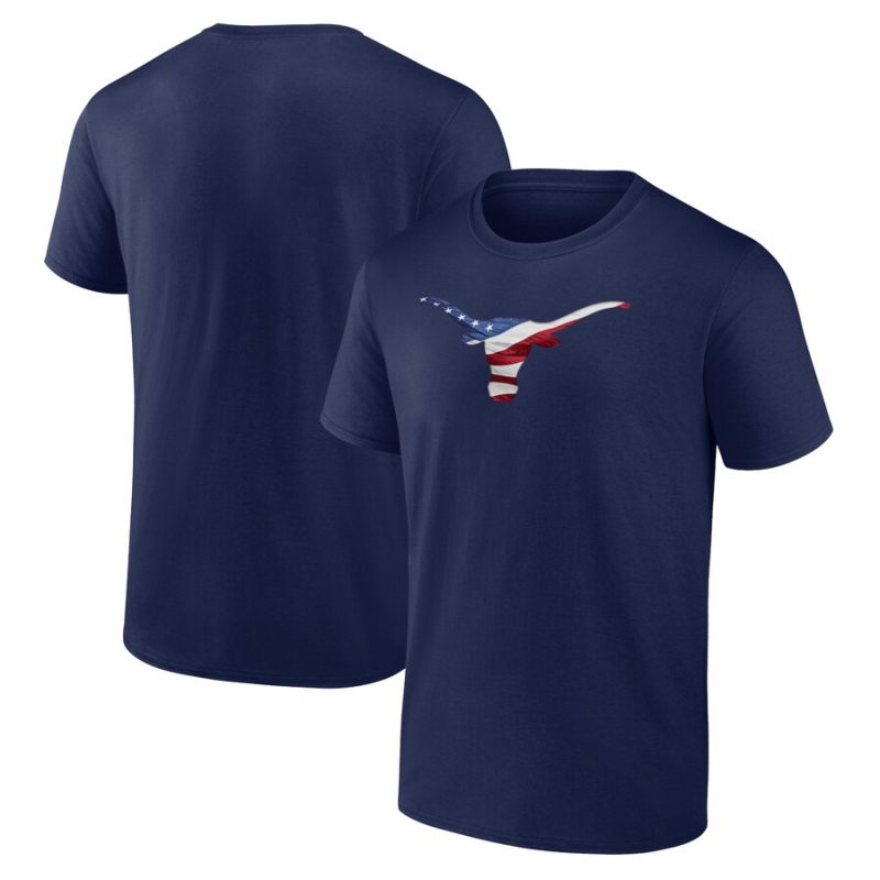 Texas Longhorns Banner Wave T-Shirt - Navy