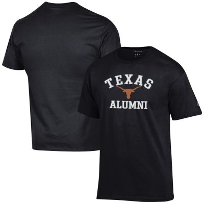 Texas Longhorns Champion Alumni Logo T-Shirt - Black