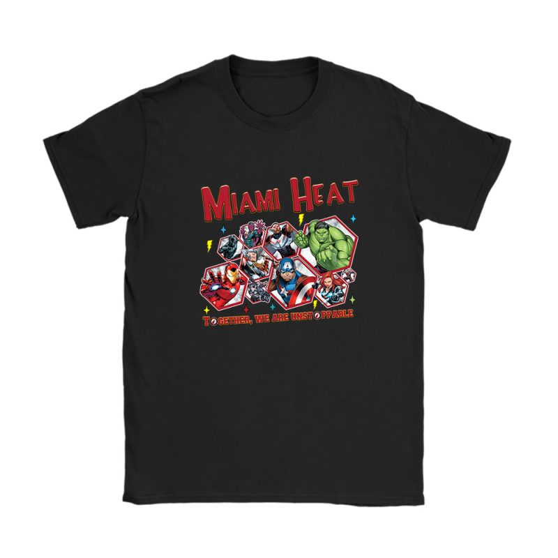 The Avenger NBA Miami Heat Unisex T-Shirt Cotton Tee TAT3677