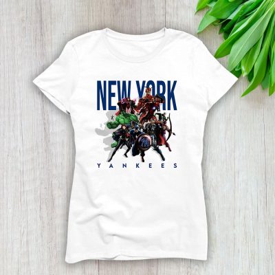 The Avengers MLB New York Yankees Lady T-Shirt Women Tee For Fans TLT1780
