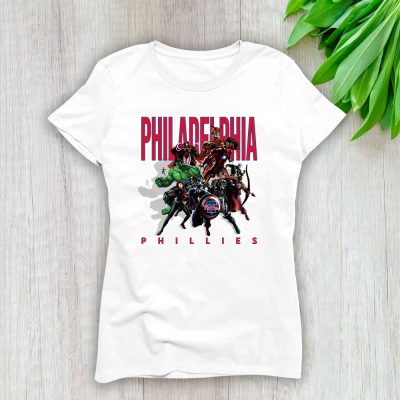 The Avengers MLB Philadelphia Phillies Lady T-Shirt Women Tee For Fans TLT1794