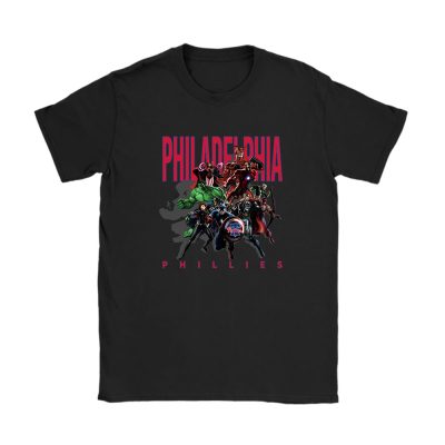 The Avengers MLB Philadelphia Phillies Unisex T-Shirt Cotton Tee TAT4211