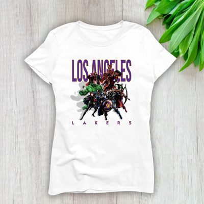 The Avengers NBA Los Angeles Lakers Lady T-Shirt Women Tee For Fans TLT1752