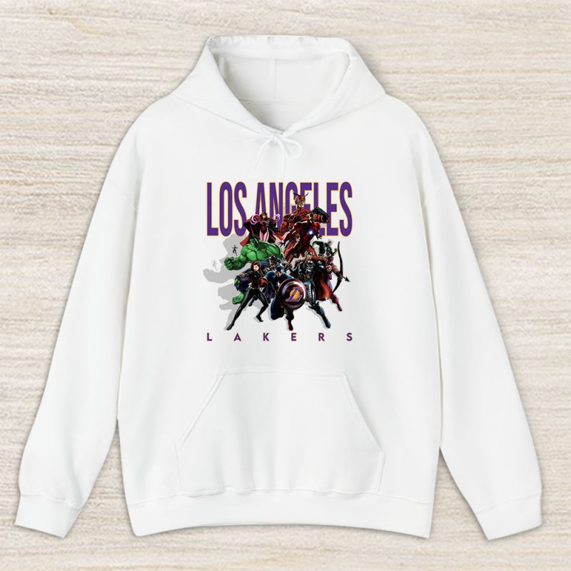 The Avengers NBA Los Angeles Lakers Unisex Pullover Hoodie TAH4187