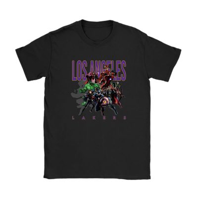 The Avengers NBA Los Angeles Lakers Unisex T-Shirt Cotton Tee TAT4187