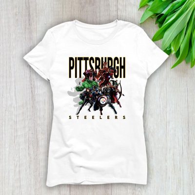 The Avengers NFL Pittsburgh Steelers Lady T-Shirt Women Tee For Fans TLT1802