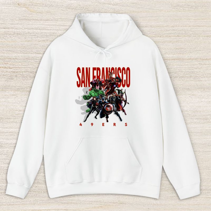 The Avengers NFL San Francisco 49ers Unisex Pullover Hoodie TAH4219