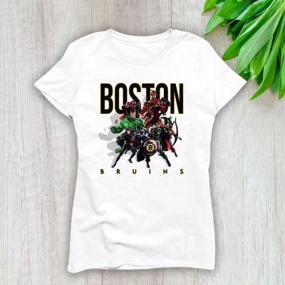 The Avengers NHL Boston Bruins Lady T-Shirt Women Tee For Fans TLT1689