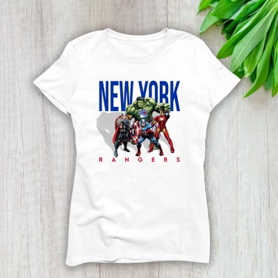 The Avengers NHL New York Rangers Lady T-Shirt Women Tee For Fans TLT1778