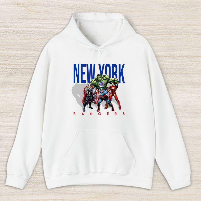 The Avengers NHL New York Rangers Unisex Pullover Hoodie TAH4201