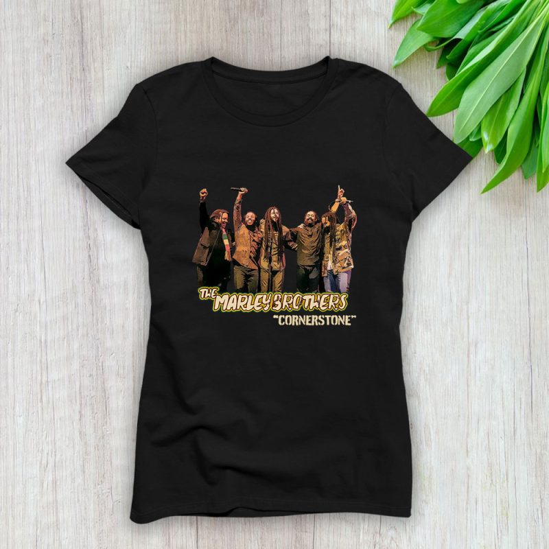 The Marley Brothers Cornerstone Albums Lady T-Shirt Women Tee For Fans TLT2487