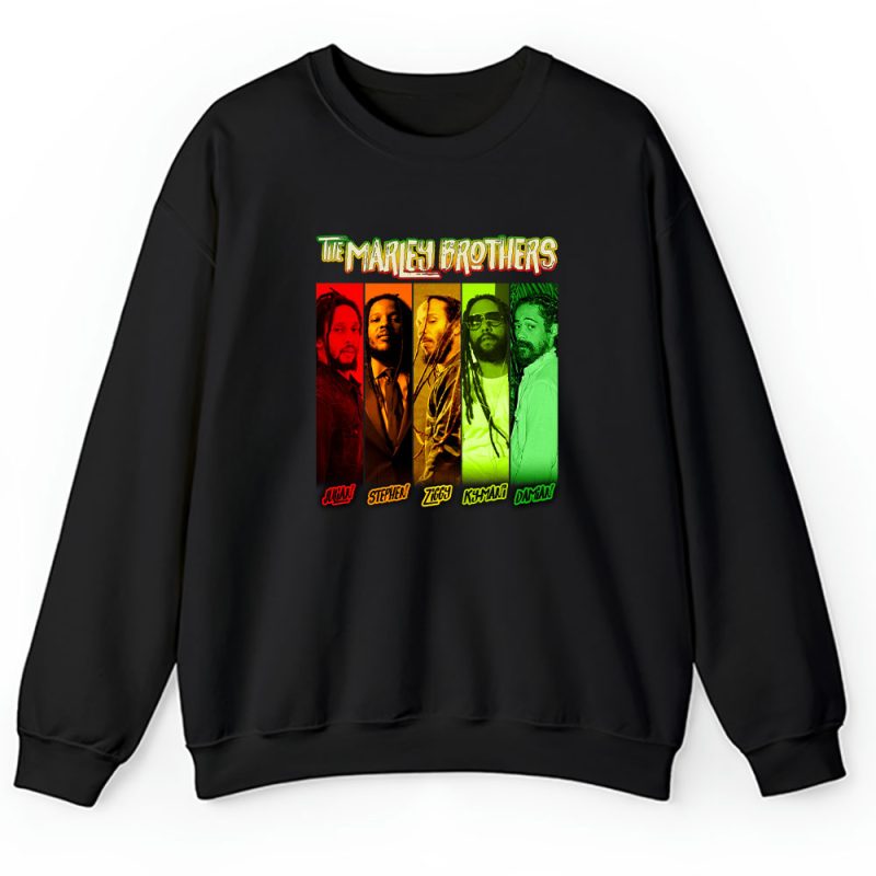 The Marley Brothers Ziggy Stephen Julian Kymani And Damian Marley Unisex Sweatshirt TAS4239