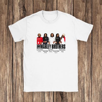 The Marley Brothers Ziggy Stephen Julian Kymani And Damian Marley Unisex T-Shirt Cotton Tee TAT4245