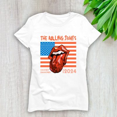 The Rolling Stones Hackney Diamonds Tour 2024 Lady T-Shirt Women Tee For Fans TLT2035
